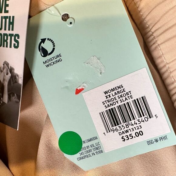 NWT DSG Plus Size Mid Rise Stride Skort AND Mid Rise Athletic Shorts - Size XXL - Picture 5 of 16